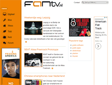 Tablet Screenshot of fantv.nl